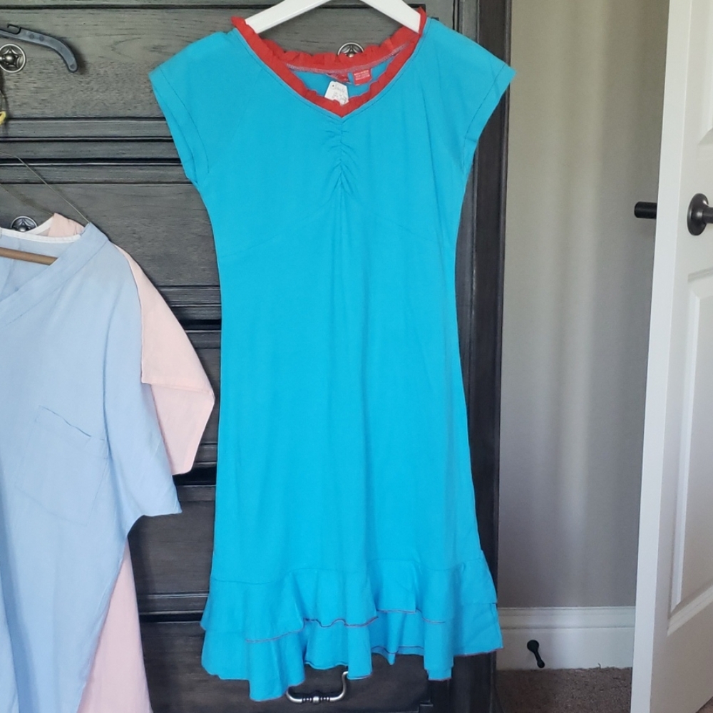 Wati Dress with Ruffle Trim 12 NWT